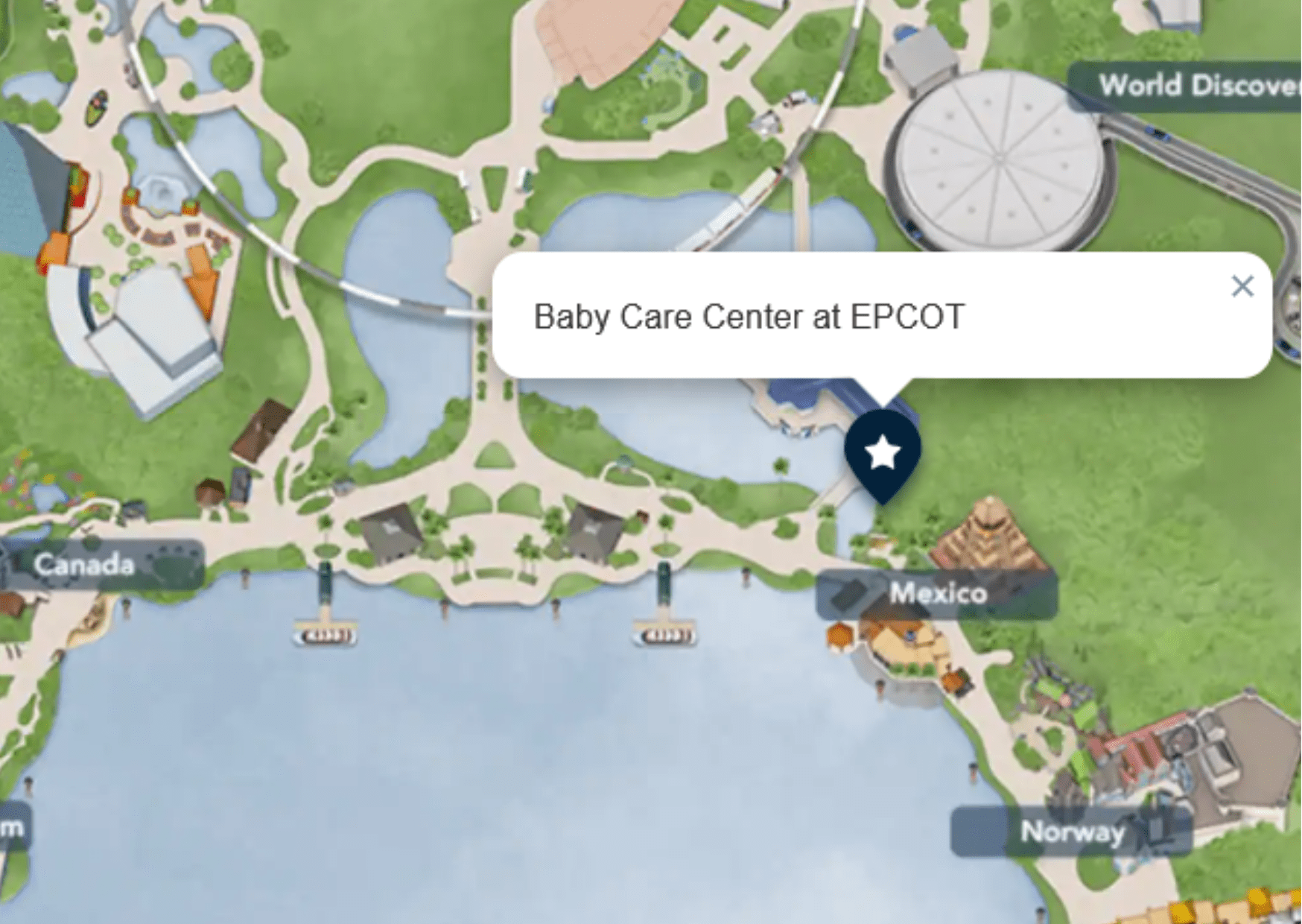 Baby care center ubicacion EPCOT
